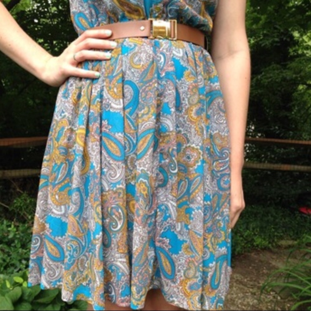 H n M Paisley dress